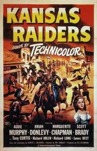 Канзасские рейдеры / Kansas Raiders 1950 скачать через торрент в хорошем качестве
