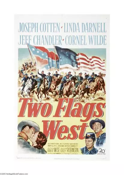 Два флага Запада / Two Flags West 1950 скачать через торрент в хорошем качестве