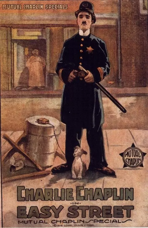 Тихая улица / Easy Street 1917 скачать через торрент в хорошем качестве