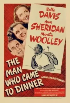 Человек, который пришел к обеду / The Man Who Came to Dinner 1942 скачать через торрент в хорошем качестве
