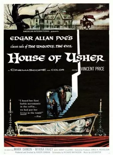 Дом Ашеров / The Fall of the House of Usher 1960 скачать через торрент в хорошем качестве