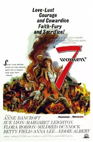 7 женщин / 7 Women 1966 скачать через торрент в хорошем качестве