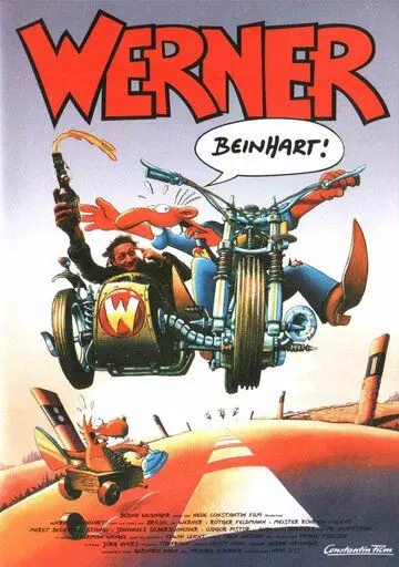 Вернер. Твердый, как кость / Werner - Beinhart! 1990 скачать через торрент в хорошем качестве