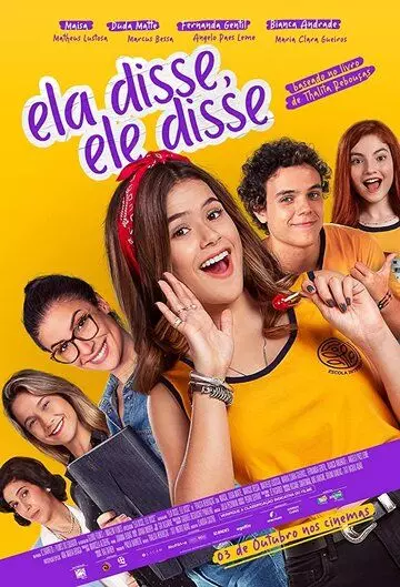 Она сказала, он сказал / Ela Disse, Ele Disse 2019 скачать через торрент в хорошем качестве