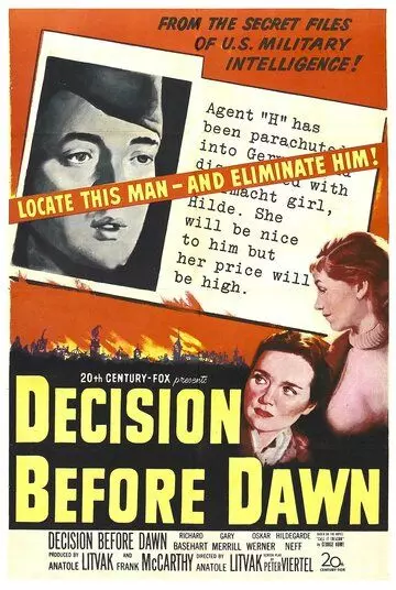Решение перед рассветом / Decision Before Dawn 1951 скачать через торрент в хорошем качестве