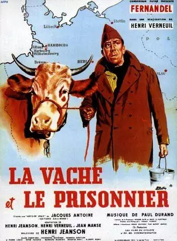 Корова и солдат / La vache et le prisonnier 1959 скачать через торрент в хорошем качестве