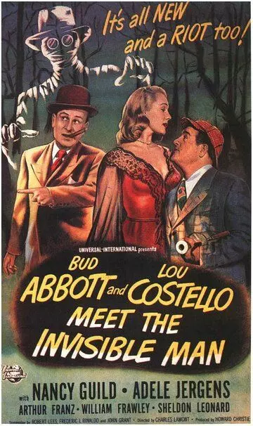 Эббот и Костелло встречают человека-невидимку / Bud Abbott Lou Costello Meet the Invisible Man 1951 скачать через торрент в хорошем качестве