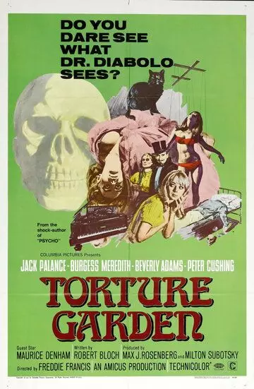 Сад пыток / Torture Garden 1967 скачать через торрент в хорошем качестве