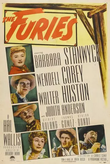 Фурии / The Furies 1950 скачать через торрент в хорошем качестве