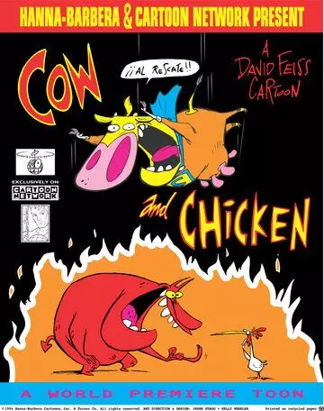 Коровка и Петушок / Cow and Chicken 1997 скачать через торрент в хорошем качестве