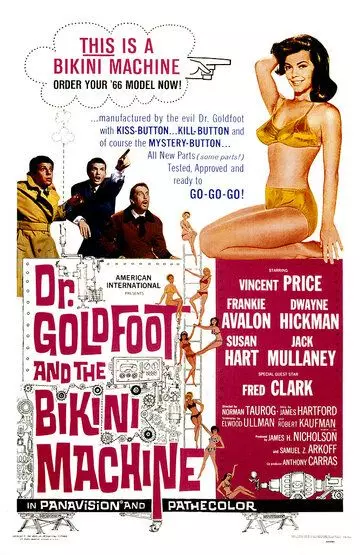 Доктор Голдфут и бикини-машины / Dr. Goldfoot and the Bikini Machine 1965 скачать через торрент в хорошем качестве