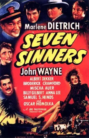Семь грешников / Seven Sinners 1940 скачать через торрент в хорошем качестве