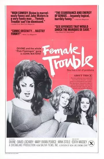 Женские проблемы / Female Trouble 1974 скачать через торрент в хорошем качестве