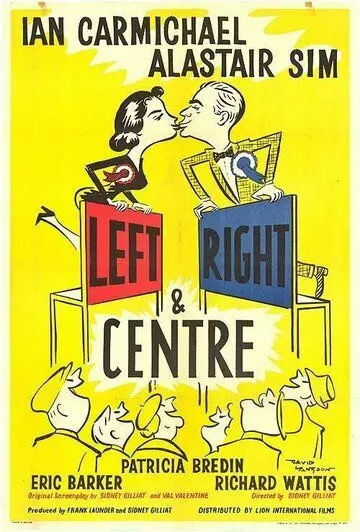 Левые, правые и центр / Left Right and Centre 1959 скачать через торрент в хорошем качестве