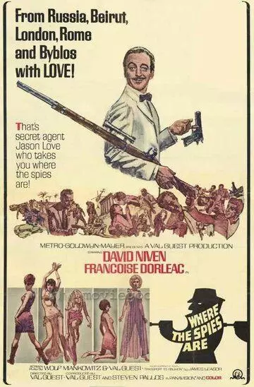 Там, где шпионы / Where the Spies Are 1966 скачать через торрент в хорошем качестве