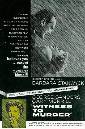 Свидетель убийства / Witness to Murder 1954 скачать через торрент в хорошем качестве