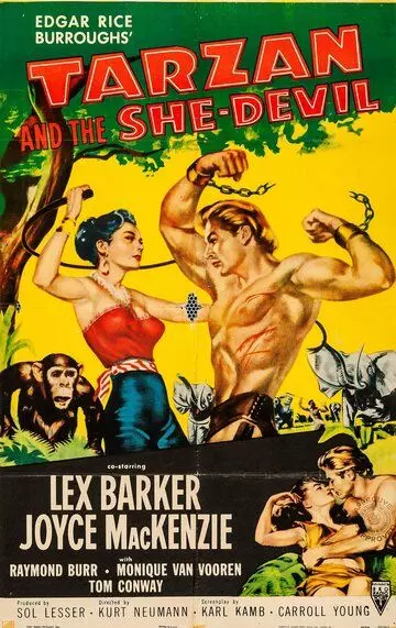 Тарзан и дьяволица / Tarzan and the She-Devil 1953 скачать через торрент в хорошем качестве