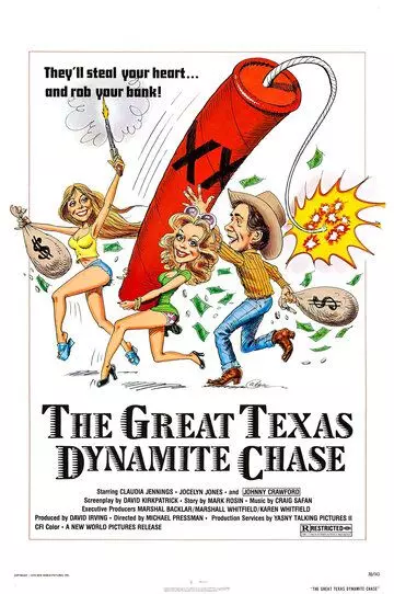 Великая техасская погоня с динамитом / The Great Texas Dynamite Chase 1976 скачать через торрент в хорошем качестве