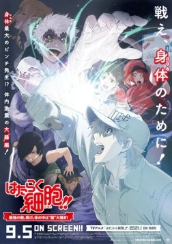Клетки за работой! Возвращение сильнейшего врага / Hataraku Saibou!!: Saikyou no Teki, Futatabi. Karada no Naka wa «Chou» Oosawagi! 2020 скачать через торрент в хорошем качестве