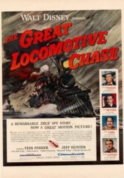 Крутой маршрут / The Great Locomotive Chase 1956 скачать через торрент в хорошем качестве