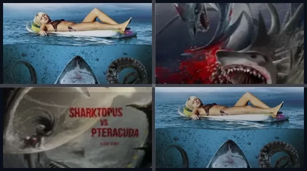 Все части Акулосьминог против