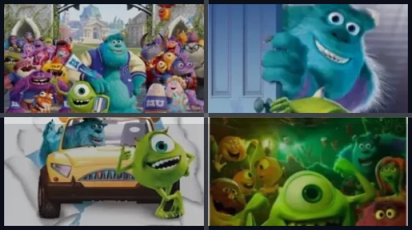 Все части Университет монстров